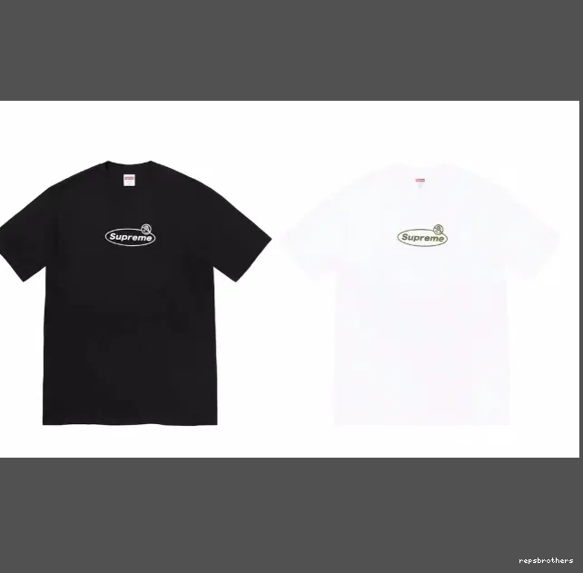 sleeved M L S Warning Tee White Warning Logo and 22FW Banner Short Black T-shirt XL 0630